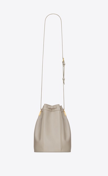 TALITHA medium bucket bag in smooth leather